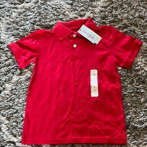 Cat & Jack Red Kids Polo Shirt
